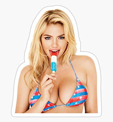 Kate Upton - Sticker Graphic - Auto, Wall, Laptop, Cell, Truck Sticker for Windows, Cars, Trucks