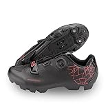zapatillas ges mtb rider TALLAS 42 – 46 (EUR) Zapatillas Ciclismo MTB GES Mountracer 2 Roja/Negra con Cierre Boa (Numeric_44)