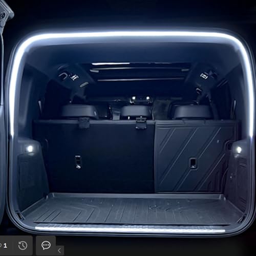Tira LED para maletero de coche flexible que soluciona la oscuridad trasera del auto 2