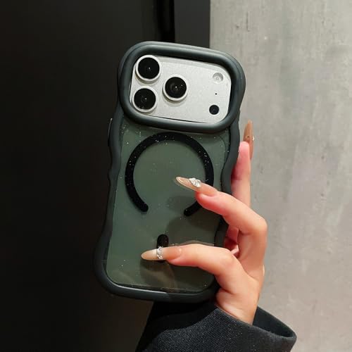 Coque iPhone 15 Pro Max noire en silicone rigide et antichoc