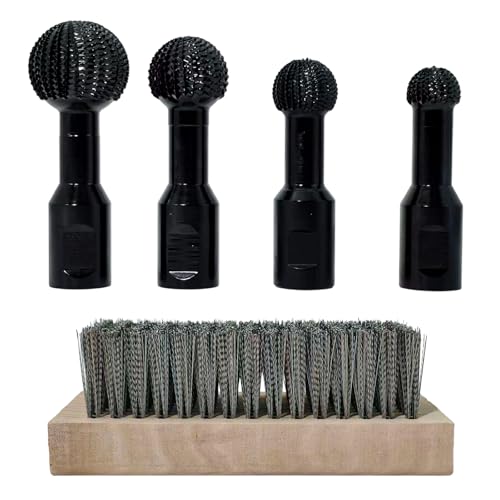 Set de 5 fresas rotatorias para tallado en madera miniatura 1