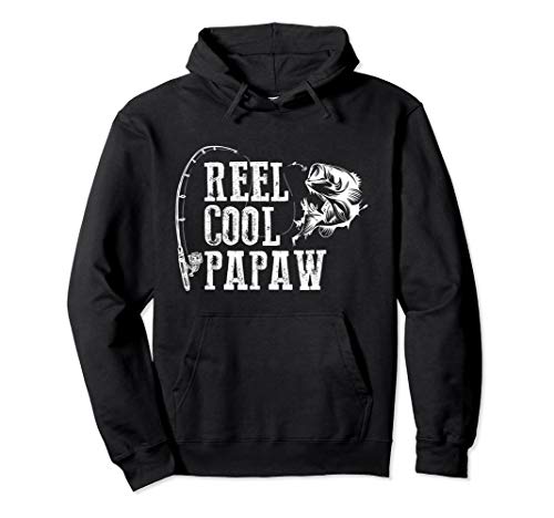 Papaw Gifts E793ZJ6Q66B Papaw Fishing: Reel Cool Papaw Pullover Hoodie cover