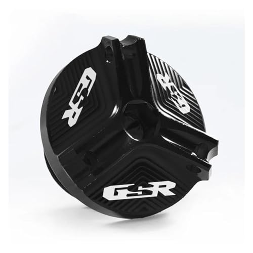Tapa de llenado de aceite de motor para Suzuki GSR400, GSR600 y GSR750 en color negro