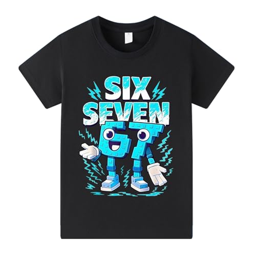 Banxidi 67 t-Shirt Boys Girls 100% Cotton Summer Six Seven t Shirt ve Day Kids Shirts Printed Sports Short Sleeves Tops