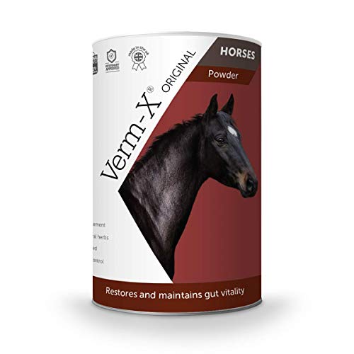 Verm-X All Natural Powder for Horses and Ponies. Supports Intestinal Hygiene. Vet Approved. UFAS Assured. Restores and Maintains Gut Vitality. Wormwood Free Recipe.