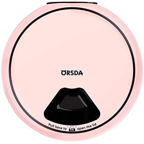 Orsda Automatic Cat Feeder Wet Food 5-Meal, Timed Wet Cat Food Dispenser, Voice Recorder, Easy To Set Up, Auto Feeder For Cats And Small Dogs, Dual Power Supply Pink #TOP1
