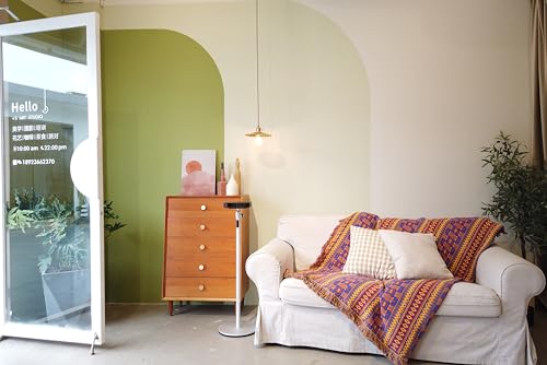 Qwall Projektor-Bodenständer (Silber),Beamer Ständer, Universal Kamera Bodenständer, Schmieden aus hochwertiger Aluminiumlegierung, Höhenausdehnungsbereich 30–100 cm, 360°-Drehwinkel，robust und stabil