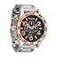 Silver/Rose Gold/Black