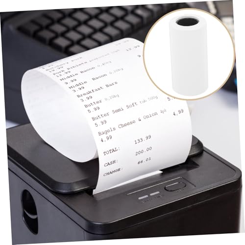 Papier thermique 57 mm pour caisse de supermarché | Idéal pour l'encaissement fluide