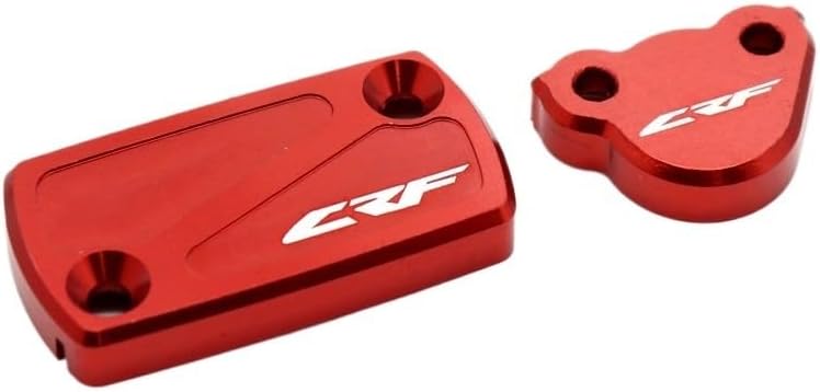 Motorcycle Oil Filler Caps, CNC Motorcycle Front Rear Brake Fluid Reservoir Cap Cover For CRF150R CR150R CR250R CRF250R CRF250X CRF450R CRF450X CRF