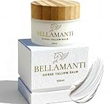 Horse & Beef Tallow Creme, grass-fed- 100% grasgefütterter Pferde- und Rindertalg Creme, natürlich, unparfümiert für super empfindliche Haut, rindertalg skincare, Bellamanti