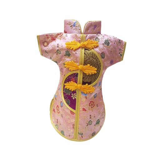 Bolsa de botella de vino de seda para transformar botellas simples en centros de mesa 4