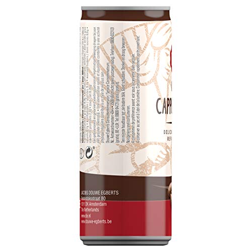 Douwe Egberts IJskoffie Ice Cappuccino, Koffie met Melk en een Vleugje Cacao (12 Blikjes, 100% Arabica Koffie, Ice… - Afbeelding 7