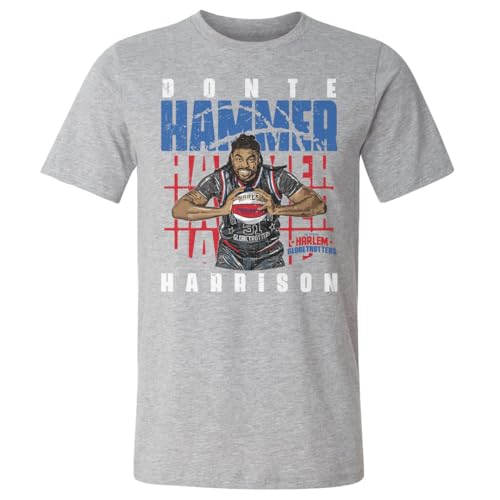 500 LEVEL Hammer Harrison Harlem Globetrotters Pose Shirt (Heather Gray XXX-Large)