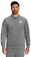The North Face Men's Heritage Patch Crew Sweatshirt, TNF Medium Grey Heather, X-Large