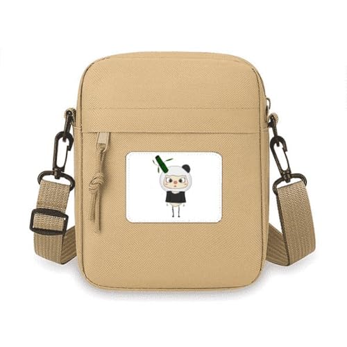 Sac à bandoulière pour téléphone portable motif panda