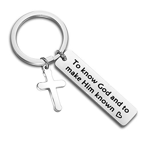 FEELMEM Religious Conversations Keychain To Know The God And Make