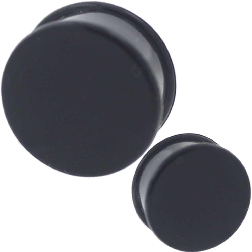 (1 Pair ONLY) (Please Choose Size and Color) Silicone Ear Gauge Plug Size Available 8g (3mm) to 1 3/16" (30mm)