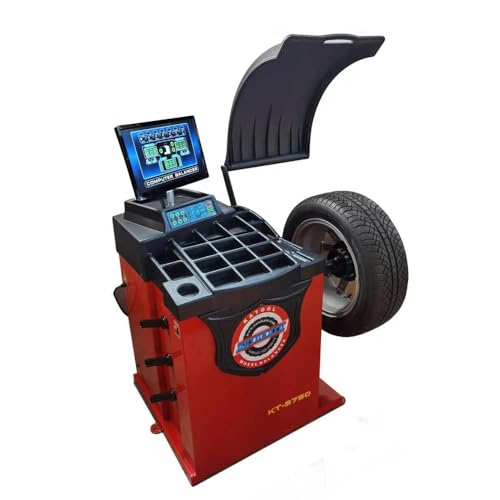 Image of KATOOL KT-B750 Wheel Balancer Automatic Measurement Ruler and Laser Guide Home Garage and Shop Equipments Tire Wheel Balancing