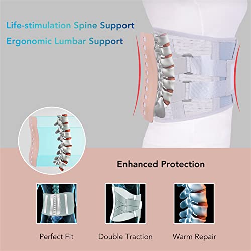 Ceinture de décompression lombaire et correcteur de dos magnétique - 2