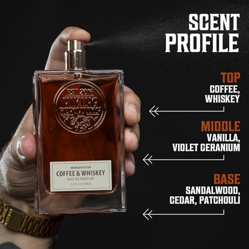 Image of Viking Revolution Mens Cologne - Coffee & Whiskey Eau de Parfum -3.5 fl oz