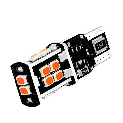 Alla Lighting Super Bright T15 912 921 Led Bulbs Third (3Rd) Brake Lights/Trunk Lights, Pure Red Center High-Mounted Stop Lamps 922 906 921Kx 912K 921Ll High Power 3020 Smd Replacement #TOP5