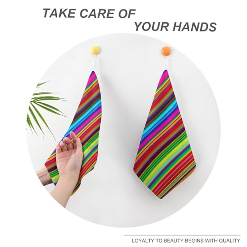 Serviette de bain absorbante de qualité hôtel à rayures colorées - 6