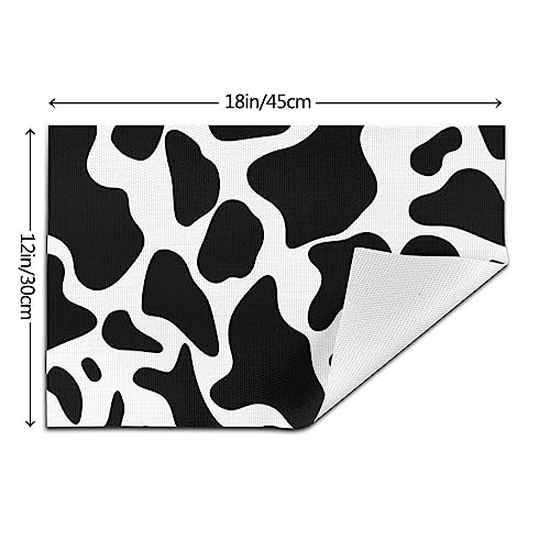Set de table en PVC tissé 30x45 cm lavable et résistant pour repas en intérieur et extérieur