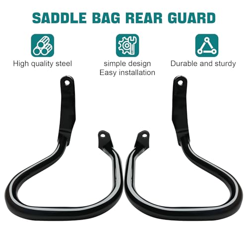 Guardas para alforjas traseras para Harley Softail Low Rider miniatura 6