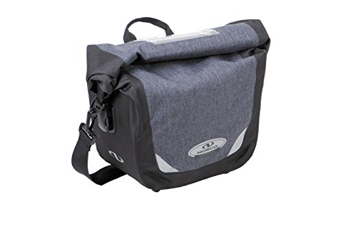 Sacoche de guidon Norco Glenford gris 29x21x15 cm pour le cyclotourisme