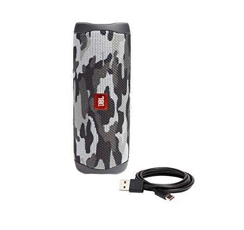 Image of JBL Flip 5 Portable Waterproof Wireless Bluetooth Speaker - Black Camo (Renewed)