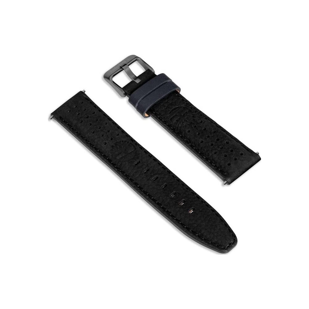 Timberland Daintree Watch Strap For Unisex 20mm And 22mm Width For Apple/Samsung Smart Watch Leather Band Gun Watch Strap - Tdoul0000603 (Black - 100mm Length) (B0BBDJ5D7V) Amazon Price History, Amazon Price Tracker