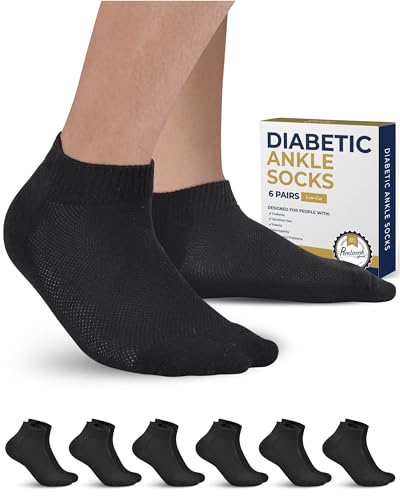 Photo 1 of *MISSING PARTS UNKNOWN*
Pembrook Diabetic Ankle Socks for Men and Women - 6 Pairs Low Cut Seamless Diabetic Socks Women Diabetic Socks for Men