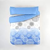 BAILARINA - Funda nórdica Gabriela. Cama 150 cm. Azul