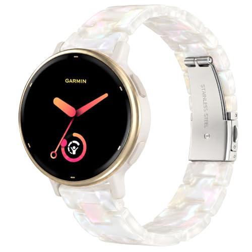 Garmin Vivoactive 5/6/3/Forerunner 165/55/245/645�p 20mm ������ �����p���X�g�o���h ���߉\�ȃX�g���b�v �j�����p 20mm