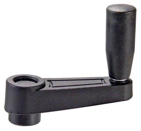 JCL-1150 Thermoplastic Revolving Crank Handle 2.56 Inch Long, 1/2-13 thd.