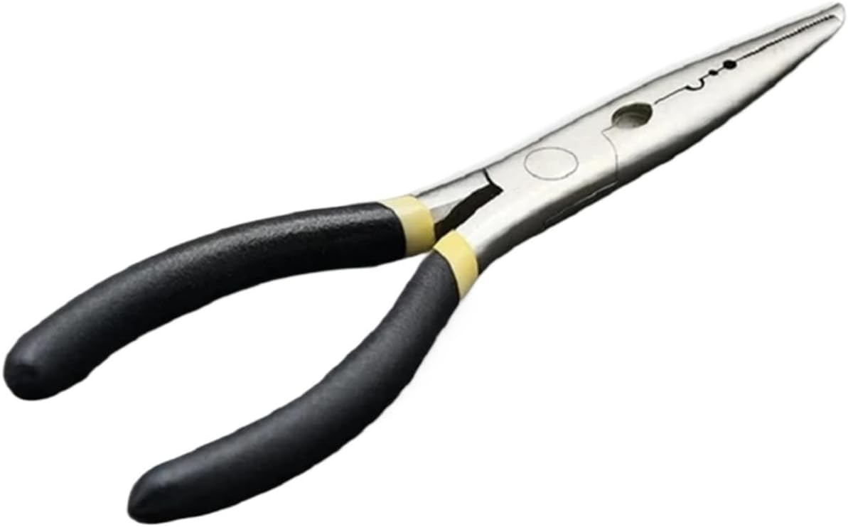1Pc Stainless Steel Multifunction Fishing Pliers Hook Remover Line Cutter Bent or Straight Nose