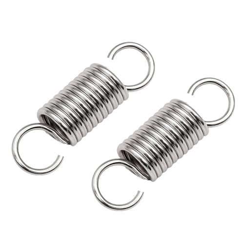 ALLY-MAGIC Zugfedern mit Haken, Edelstahl Zugfeder 40mm, Druckfedern, 2 Stück Spannfeder für Werkzeuge Geräte Handwerkzeuge Auto E21-LSTH