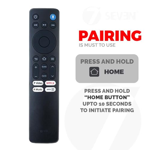 Image of 7SEVEN Compatible with Mi Redmi FireTv OS 7 Remote for L32R8-FVIN L43R8-FVIN L32MA- FVIN Model Suitable for F Series 32 43 Inch Television Bluetooth Voice Command Control - Pairing Must