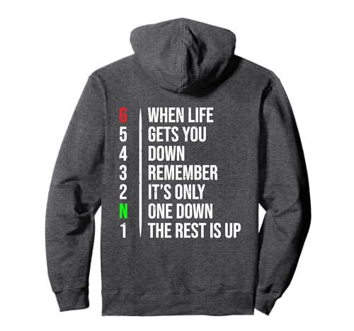 Motorbike Motorcycle Gears When Life Gets You Down Pullover Hoodie