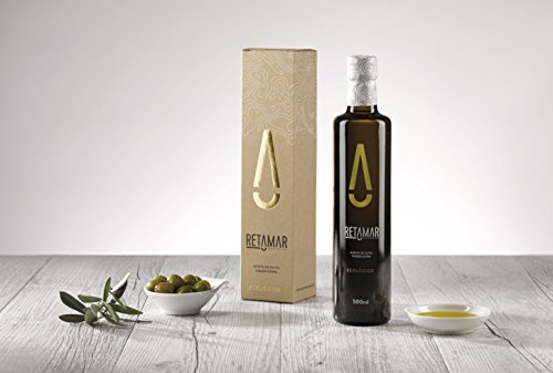 Retamar Aceite con Alma - Aceite de Oliva Virgen Extra Ecológico de Cosecha Temprana - Botella Cristal 500 ml - Producción Limitada.