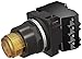 Siemens 52BT6H9A Heavy Duty Illuminated Pushbutton Unit, 30mm, Amber, Extended Button, Momentary, 1NO+1NC Contact, 240V AC Transformer, Incandescent Bulb, BlackMax, Watertight/Oiltight