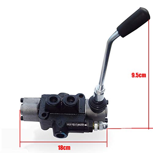 POWERTOOL Válvula de Mano de Palanca Hidráulica M18x1.5 - 3 Posiciones 4 Vías - Válvula de Inversión de Múltiples Vías (BDL-40)