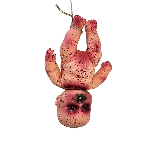 Rutaqian Spaventoso Halloween Zombie Doll Haunted House Adornment Prop Creepy Zombie Baby Halloween Decorazioni Ragazzo