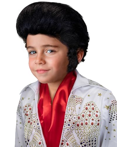Funidelia Peluca de Elvis para niño. Accesorios de disfraces para niños