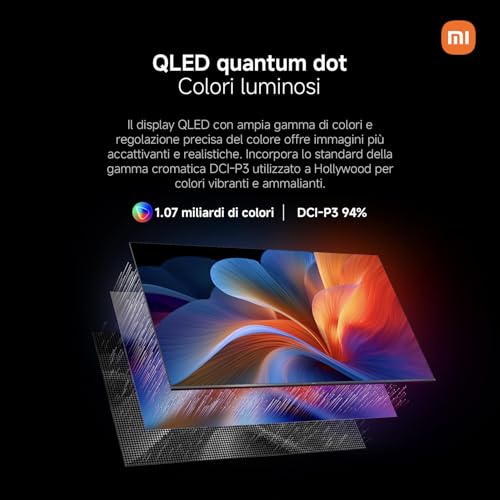 Xiaomi TV F Pro 65 2026, 65 Pollici 165 cm, QLED 4K UHD, Smart TV, Fire TV, HDR10+, Modalità Game Boost a 120Hz, MEMC, Controllo vocale con Alexa, 2GB+32GB, Compatibile con Apple AirPlay, TV+ - Immagine 3