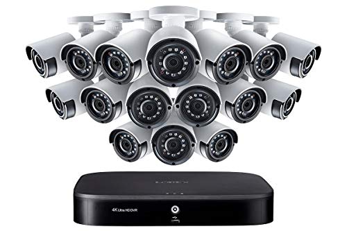 Lorex 16 Channel Security Camera System with (16) 1080p Outdoor Cameras, 130ft Night Vision, 3TB Hard Drive