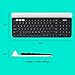 Logitech K780 Multi-Device Wireless Keyboard for Computer, Phone and Tablet – FLOW Cross-Computer Control Compatible - Speckles, White
