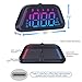 Universal Car HUD GPS Speedometer — G23 Heads up Display Digital Speedometer MPH Real-Time Display with Overspeed Alarm & Fatigue Driving Alert, Plug and Play USB, Auto Brightness for All Vehicles