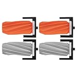 FUBESK DJI ROMO Series - Spazzola a rullo di ricambio, setole angolate e alette in gomma larghe per ROMO P A S, spazzola principale ad alta efficienza per peli di animali domestici e sporco, facile
